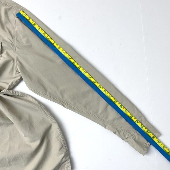 Jawbone Tackle Men's Tan Fishing Shirt Button Front Vented Back Long Sleeve XL - Picture 7 of 9